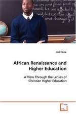 African Renaissance and Higher Education