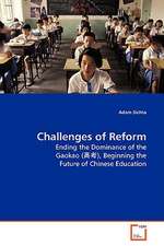 Challenges of Reform