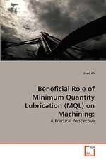 Beneficial Role of Minimum Quantity Lubrication (MQL) on Machining: