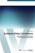 Sarbanes-Oxley Compliance