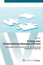 Erfolg von Unternehmenskooperationen