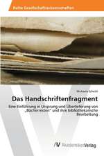 Das Handschriftenfragment