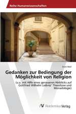 Gedanken Zur Bedingung Der Moglichkeit Von Religion