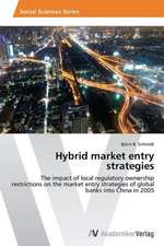 Hybrid market entry strategies