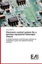 Electronic Control System for a German Equatorial Telescopic Mount: Technologies and Models