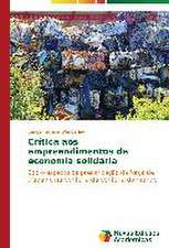 Critica Aos Empreendimentos de Economia Solidaria: O Caso de Mato Grosso - Brazil