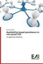 Availability-Based Persistence in Reti Sociali P2P