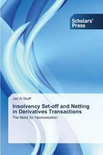 Insolvency Set-Off and Netting in Derivatives Transactions: From Feminism to African Womanism