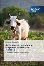 Collection of Materials for Diagnosis of Livestock Diseases: X-Ray Crystallographic Investigation