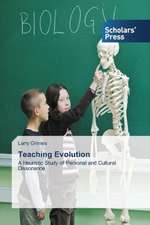 Teaching Evolution