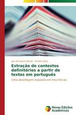 Extracao de Contextos Definitorios a Partir de Textos Em Portugues: Rol' Uchitelya