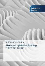 Modern Legislative Drafting