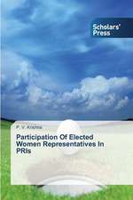 Participation of Elected Women Representatives in Pris: Chemistry and Application for the Composites Thereof