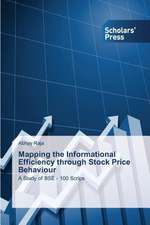 Mapping the Informational Efficiency Through Stock Price Behaviour: Women Self Help Groups Carrying on Dairy Business