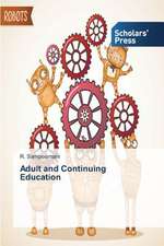 Adult and Continuing Education