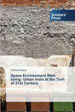 Space Environment Well-Being: Urban India at the Turn of 21st Century