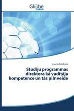 Studiju Programmas Direktora K Vad T Ja Kompetence Un T S Pilnveide: Opere, Temi E Personaggi