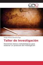 Taller de Investigacion