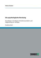 Die psychologische Beratung