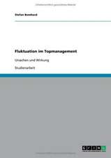 Fluktuation im Topmanagement