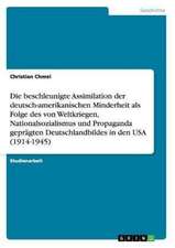 Die beschleunigte Assimilation der deutsch-amerikanischen Minderheit als Folge des von Weltkriegen, Nationalsozialismus und Propaganda geprägten Deutschlandbildes in den USA (1914-1945)