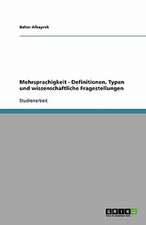 Mehrsprachigkeit - Definitionen, Typen und wissenschaftliche Fragestellungen