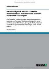 Das Sozialsystem der USA: Liberaler Wohlfahrtsstaat mit Tendenzen zu mehr staatlichen Leistungen?