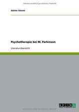 Psychotherapie bei M. Parkinson