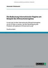 Die Bedeutung internationaler Regime am Beispiel des Klimaschutzregimes