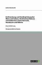 Entfremdung und Verdinglichung bei Marx und Lukács, Horkheimer/Adorno und Habermas sowie Honneth, Nussbaum und Böhme