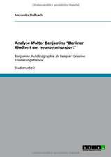 Analyse Walter Benjamins 