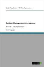 Outdoor Management Development