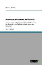 Abbau oder Ausbau des Sozialstaates