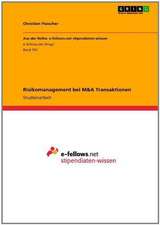 Risikomanagement bei M&A Transaktionen