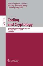 Coding and Cryptology: Second International Workshop, IWCC 2009