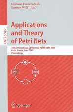 Applications and Theory of Petri Nets