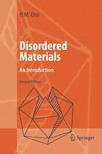 Ossi, P: Disordered Materials