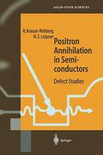 Positron Annihilation in Semiconductors: Defect Studies