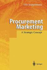 Procurement Marketing: A Strategic Concept