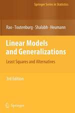 Linear Models and Generalizations: Least Squares and Alternatives