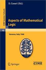 Aspects of Mathematical Logic: Lectures given at a Summer School of the Centro Internazionale Matematico Estivo (C.I.M.E.) held in Varenna (Como), Italy, September 9-17, 1968