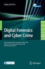 Digital Forensics and Cyber Crime: First International ICST Conference, ICDF2C 2009, Albany, Ny, USA, September 30 - October 2, 2009, Revised Selected Papers