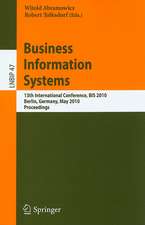 Business Information Systems: 13th International Conference, BIS 2010, Berlin, Germany, May 3-5, 2010, Proceedings