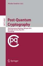 Post-Quantum Cryptography: Third International Workshop, PQCrypto 2010, Darmstadt, Germany, May 25-28, 2010, Proceedings