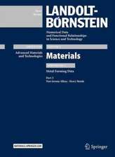 Part 3: Non-ferrous Alloys - Heavy Metals: Subvolume C: Metal Forming Data - Volume 2: Materials - Group VIII:Advanced Materials and Technologies - Landolt-Börnstein New Series