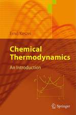 Chemical Thermodynamics: An Introduction