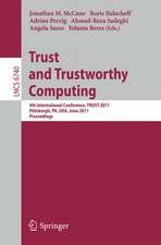 Trust and Trustworthy Computing: 4th International Conference, TRUST 2011, Pittsburgh, PA, USA, June 22-24, 2011, Proceedings