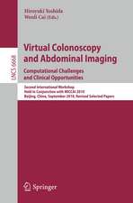 Virtual Colonoscopy and Abdominal Imaging: Computational Challenges and Clinical Opportunities: Second International Workshop, Held in Conjunction with MICCAI 2010, Beijing, China, September 20, 2010, Revised Selected Papers