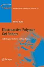 Electroactive Polymer Gel Robots: Modelling and Control of Artificial Muscles