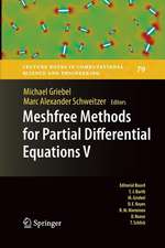 Meshfree Methods for Partial Differential Equations V